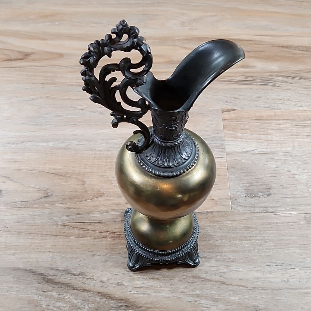 Brass & Antique Metal Decorative Vessel